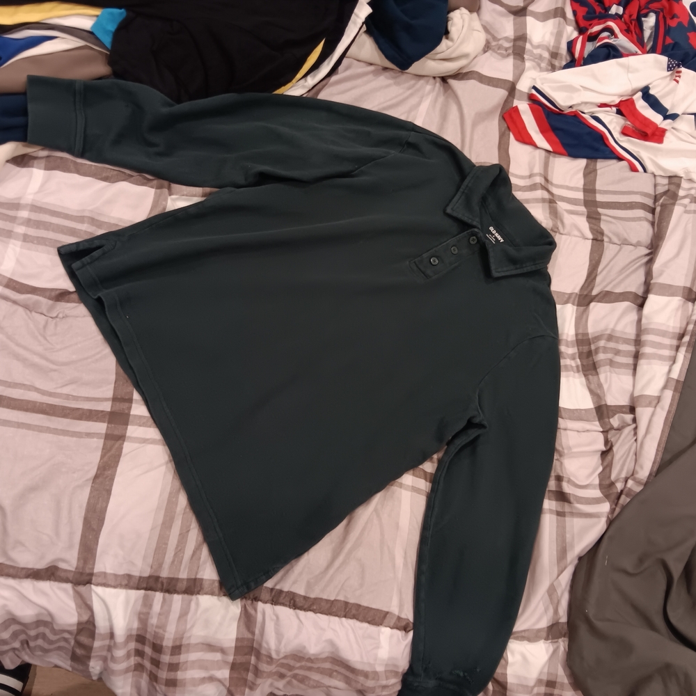 Old Navy Forest Green Polo Shirt